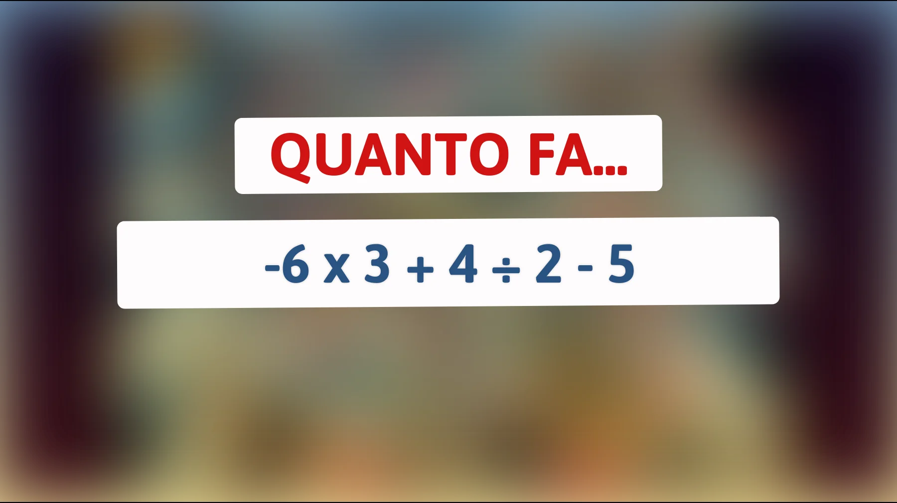 Scopri se sei un vero genio: il semplice calcolo che solo il 2% delle persone riesce a risolvere!"