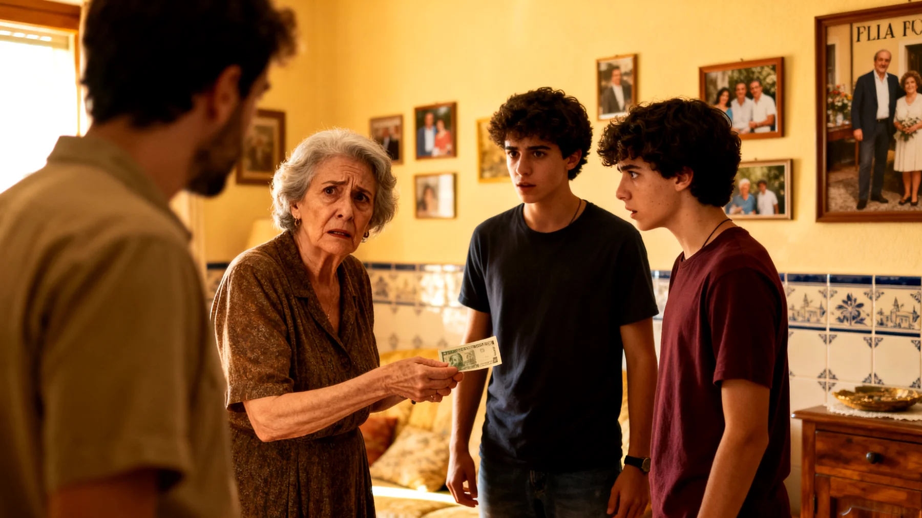 Nonna che fatica a stabilire confini educativi con i nipoti giovani adulti per paura di perdere il loro affetto, concedendo continuamente soldi, favori e supporto anche quando inappropriato"