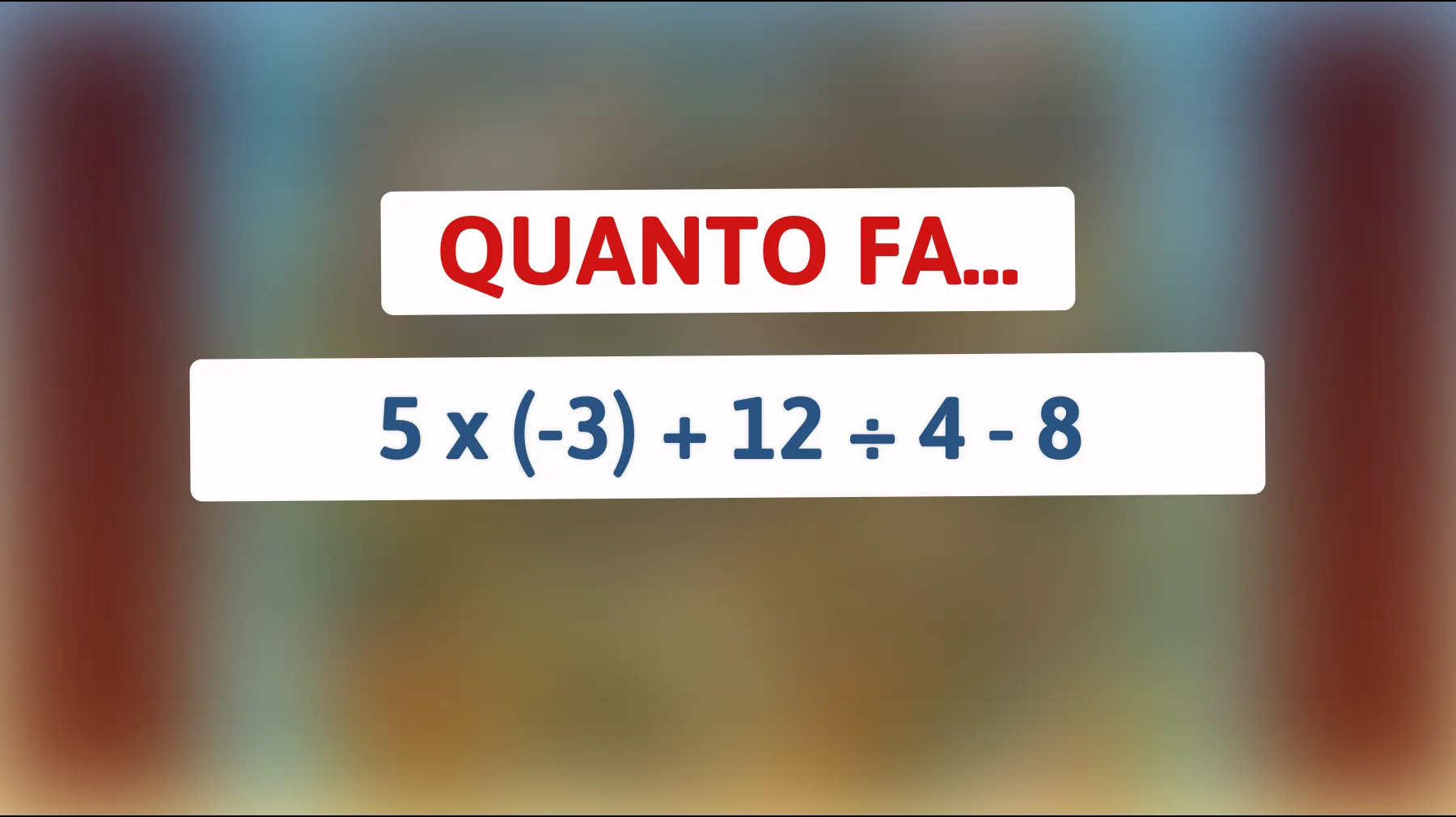 Solo i Veri Fuoriclasse Riescono a Risolvere Questo Indovinello Matematico da Capogiro! Sei Pronto per la Sfida?"