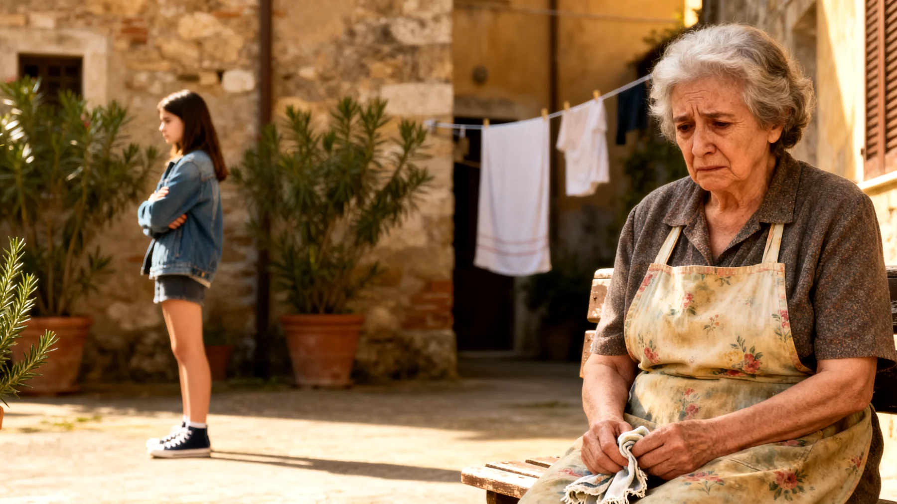 Nonna preoccupata perché la nipote adolescente mostra un distacco emotivo eccessivo, evita le conversazioni profonde, risponde in modo distante e sembra non avere più bisogno del rapporto affettivo che avevano in passato"